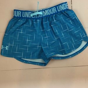 Under armour blue shorts